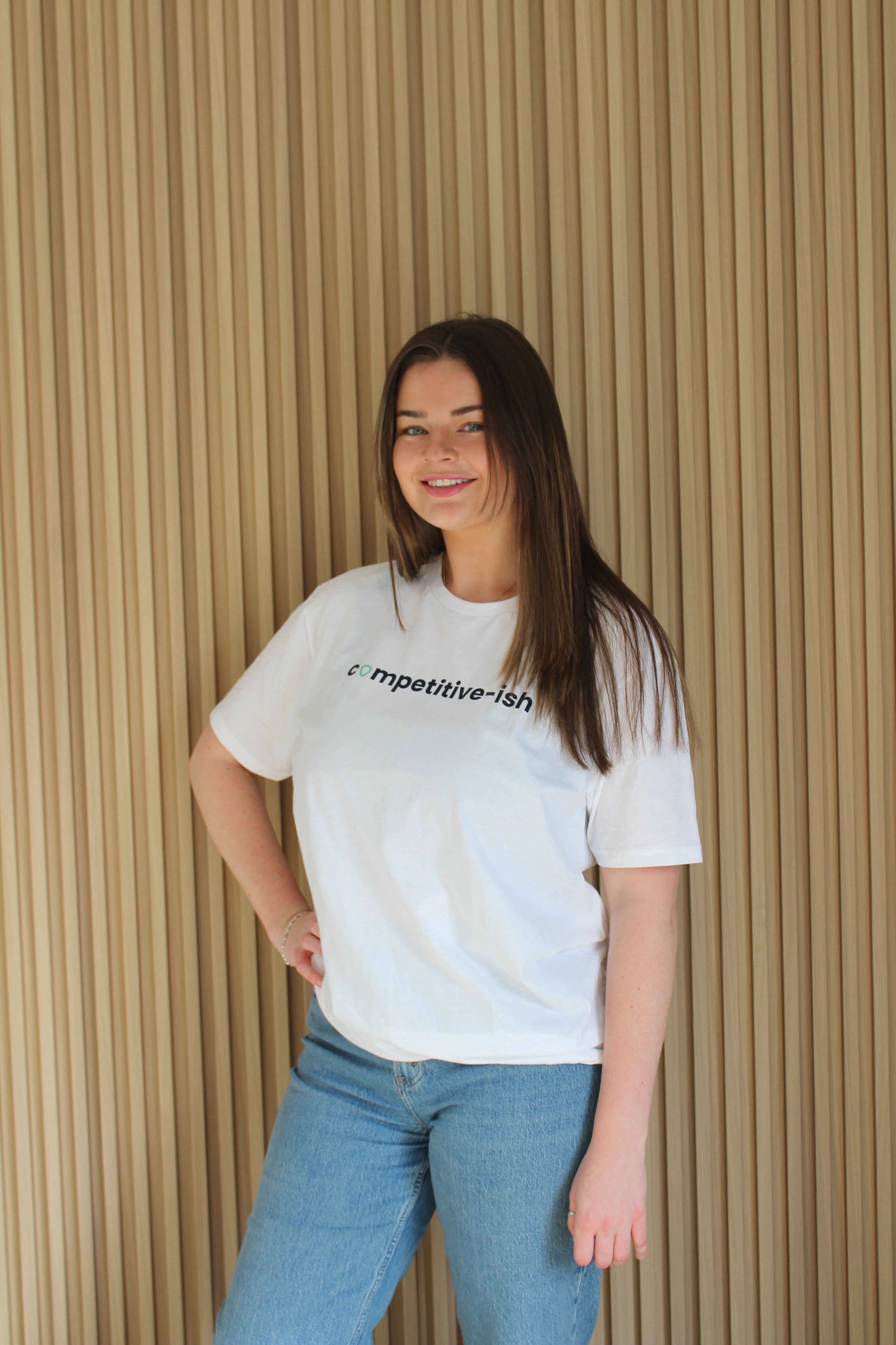 Competitive-ish Tee - Navy Logo